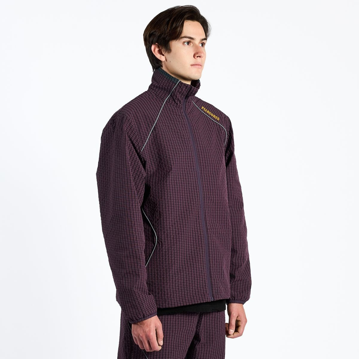 Pleasures Neutron Track Jacket 'Eggplant'