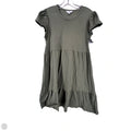 Dress Casual Midi By Time And Tru In Green, Size: S