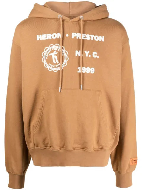 Heron Preston graphic-print cotton hoodie