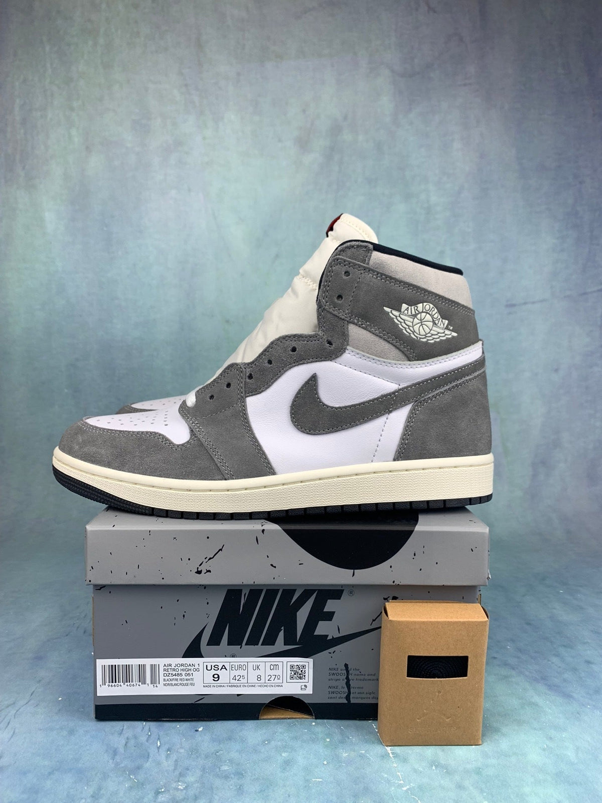 Air Jordan 1 High Washed Black Unisex Sneakers DZ5485-051