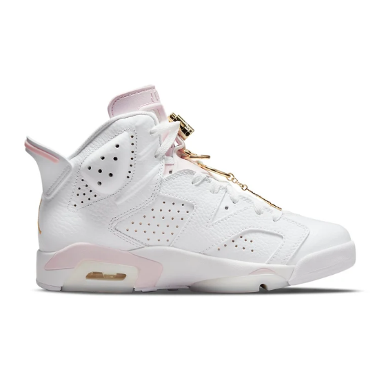 Air Jordan 6 Retro 'Gold Hoops' – Women's Sneakers DH9696-100