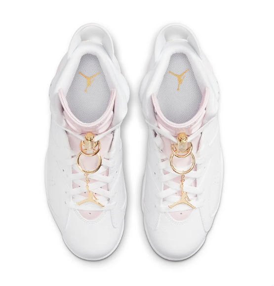 Air Jordan 6 Retro 'Gold Hoops' – Women's Sneakers DH9696-100