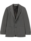Palm Angels logo-embroidered blazer