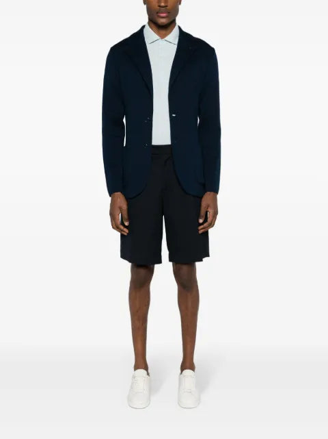 Lardini single-breasted cotton blazer