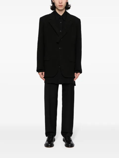 Yohji Yamamoto single-breasted blazer