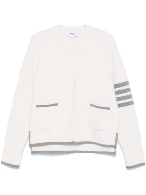 Thom Browne merino wool 4-Bar Milano stitch cardigan