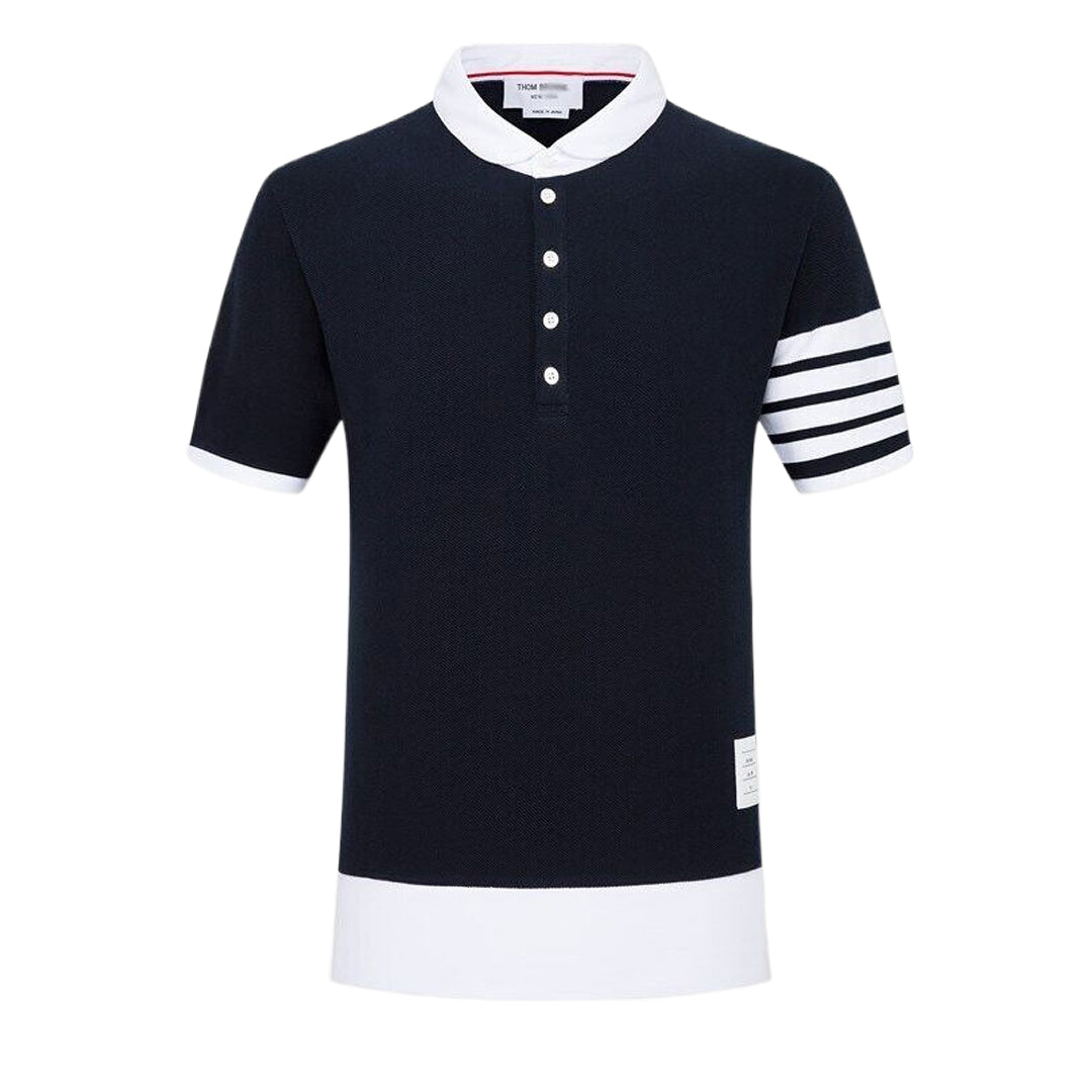 Classic Four-Bar Polo Shirt - 100% Cotton Prem | Thom Browne
