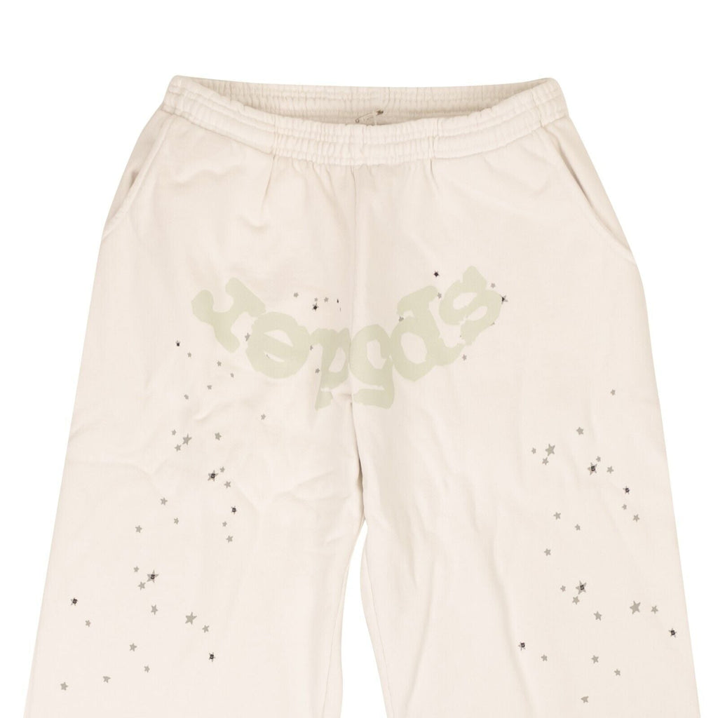 White Logo Jogger Sweatpants