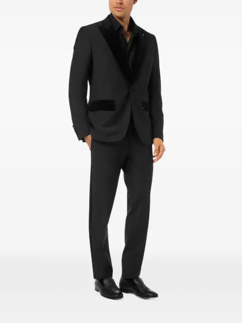Billionaire Classic velvet-trimmed tailored blazer