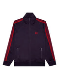 Needles side-stripe butterfly-embroidered jacket