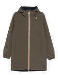 K-Way hooded zip-front jacket
