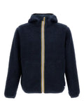K-Way hooded sherpa fleece jacket