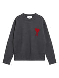 AMI Paris Ami de Coeur cotton sweater