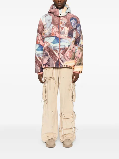 KidSuper hooded graphic-print jacket