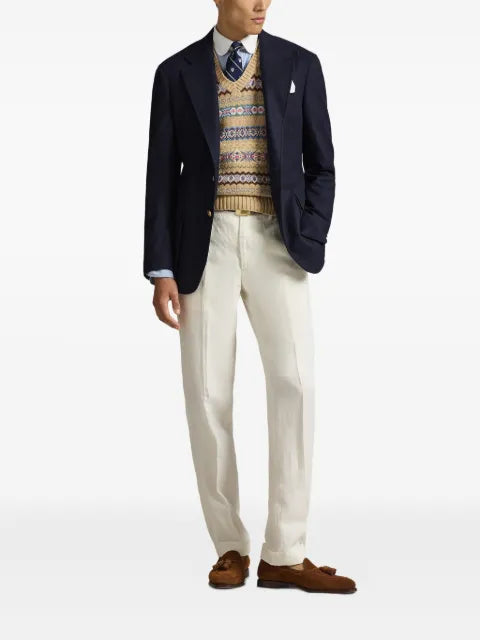 Polo Ralph Lauren V-neck patterned vest