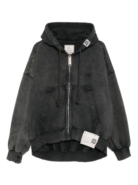 Maison MIHARA YASUHIRO logo-embroidered hoodie