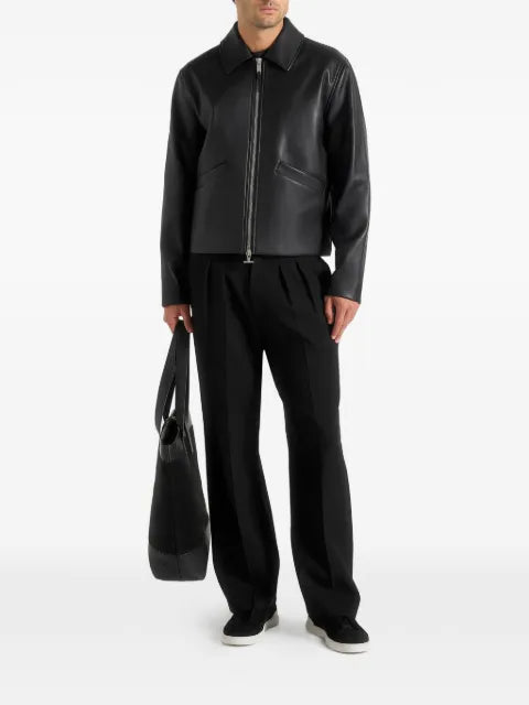 Manière De Voir Yves minimal leather jacket