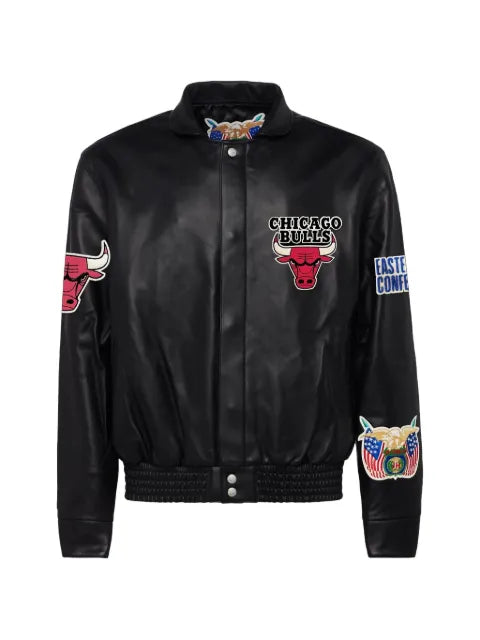 Jeff Hamilton chicago bulls appliquéd jacket