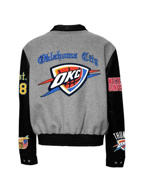 Jeff Hamilton  Oklahoma City Thunder varsity jacket