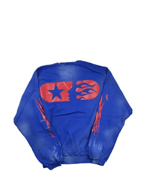 HELLSTAR logo crewneck sweatshirt