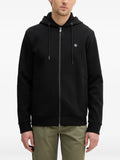 BOSS hooded jacket with zip fastening