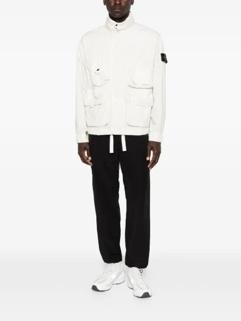 Stone Island 4100071 cotton nylon micro ripstop field jacket