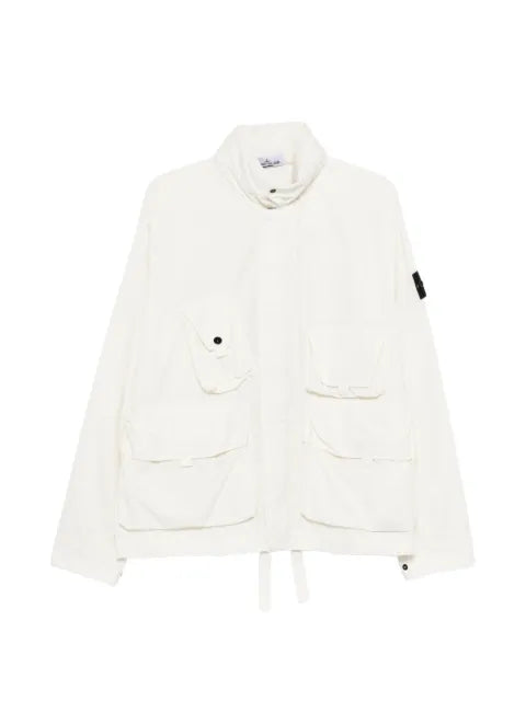 Stone Island 4100071 cotton nylon micro ripstop field jacket