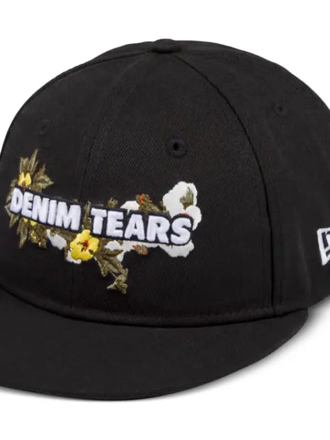 denim Tears x New Era 9fifty adjustable baseball cap with floral motif
