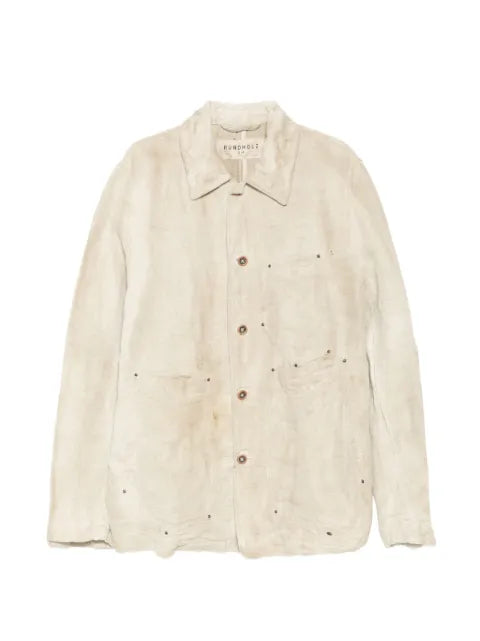 Rundholz rivet-detail hemp jacket