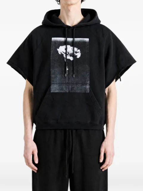 Balenciaga The Song Of The Highest Tower cut-off sleeve hoodie