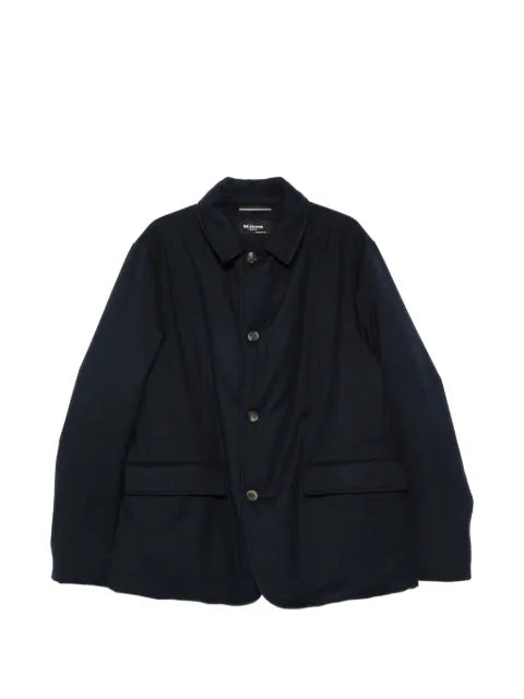 Kiton button-fastening flap-pockets jacket