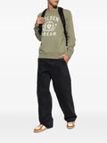 Golden Goose logo-print distressed-effect sweatshirt
