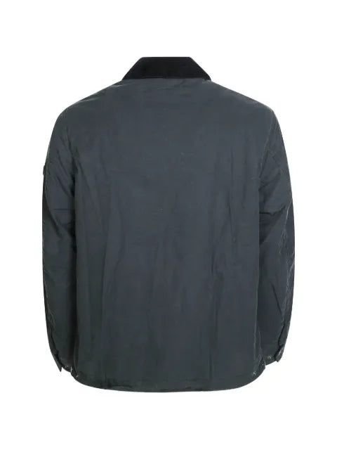 Barbour International Winter Drifter washed waxed-cotton military jacket
