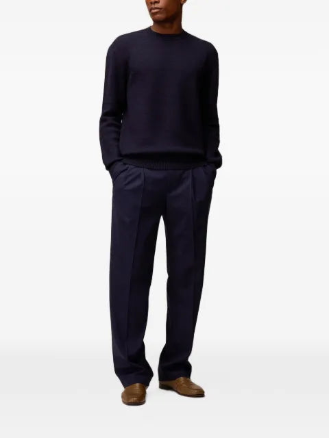 RETORI interlock-knit crew-neck sweater