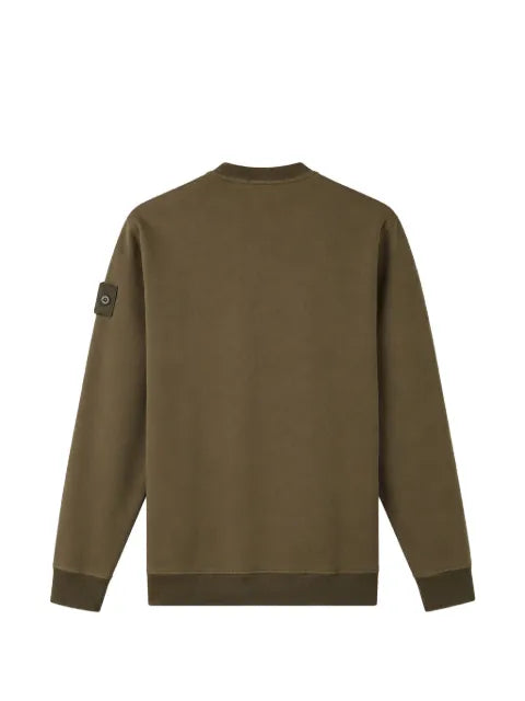 Stone Island Ghost logo-patch sweater