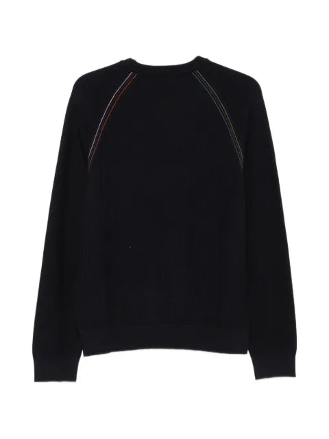 PS Paul Smith raglan-sleeve waffle-knit sweater