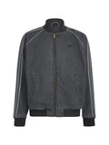 adidas logo-embroidered denim jacket