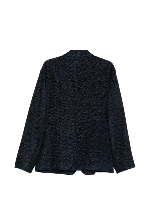 Giorgio Armani zigzag-patterned blazer