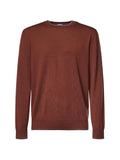 Eleventy contrast-trim crew-neck sweater