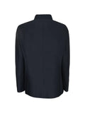 Giorgio Armani honeycomb-knit stand-collar blazer