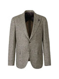 Lardini houndstooth single-breasted blazer