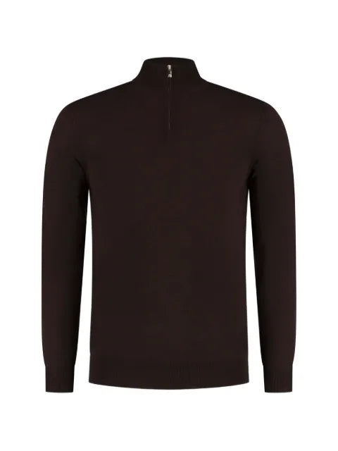 Marco Pescarolo quarter-zip knitted sweater