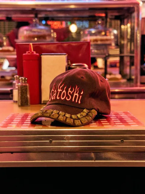 SATOSHI NAKAMOTO logo-embroidered baseball cap