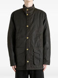 Barbour Hereford waxed-cotton funnel-neck jacket