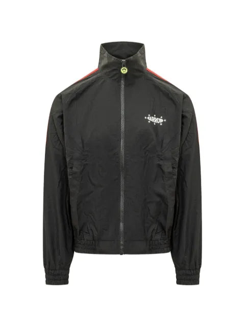 BARROW logo-print side-stripe sport jacket