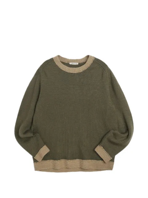 YMC Fife crochet-trim sweater