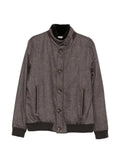 Barba Raven fur-collar button-up jacket