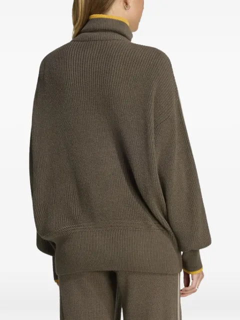 adidas Firebird logo-embroidered cardigan