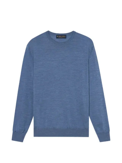 Brooks Brothers ribbed-trim crew-neck sweater