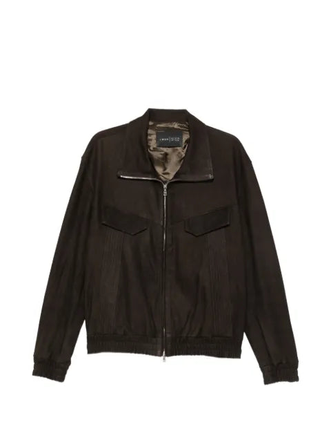 Low Brand zip-up panelled jacket